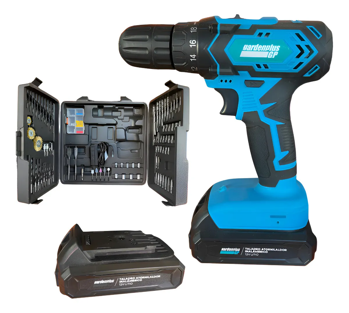 Taladro atornillador a bateria Gardenplus