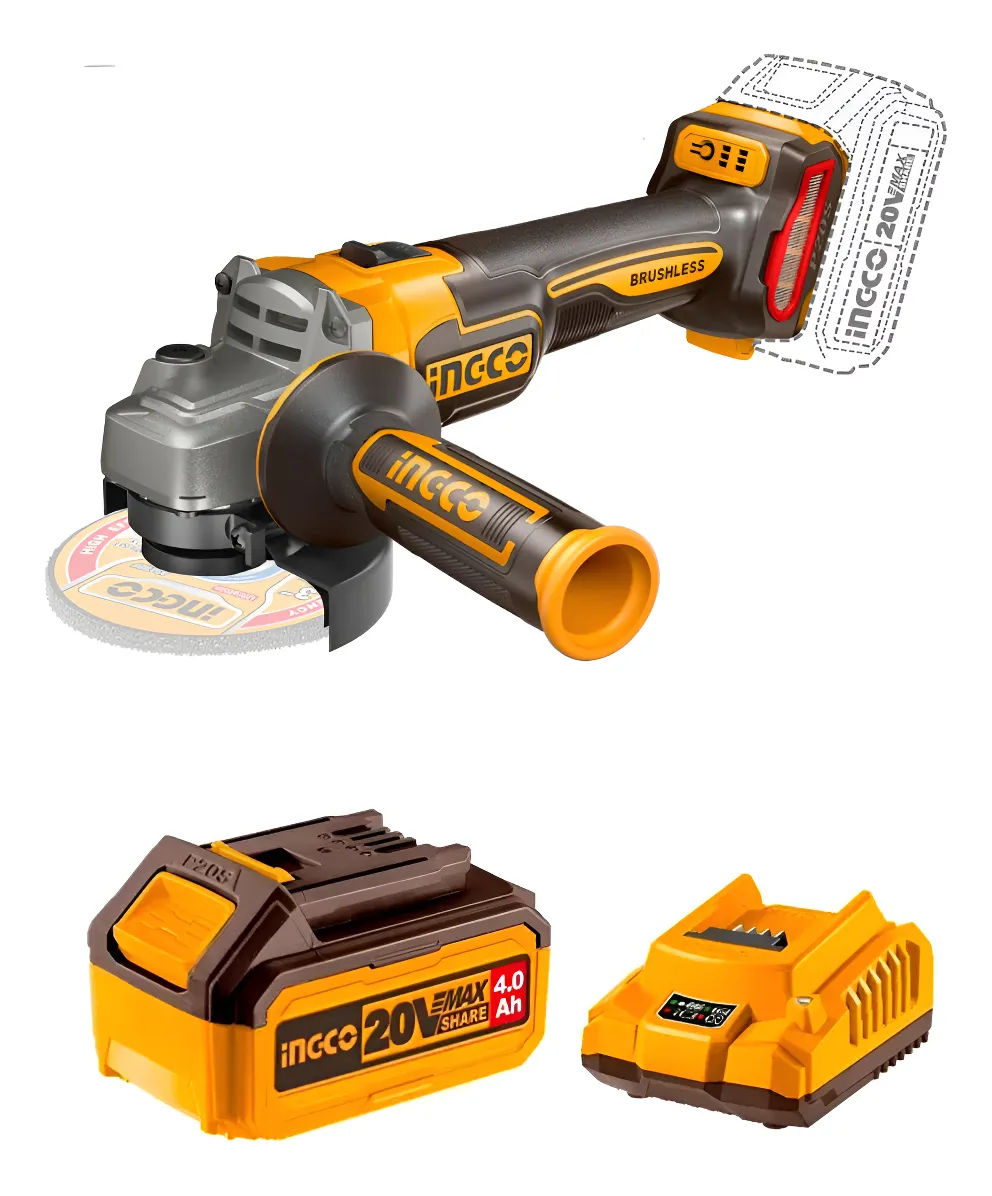 Amoladora+bateria 4.0A.h+cargador