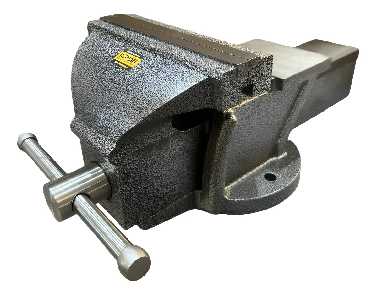 Morsa de banco 6 pulgadas fija con yunque profesional Konan apertura máxima de 170mm