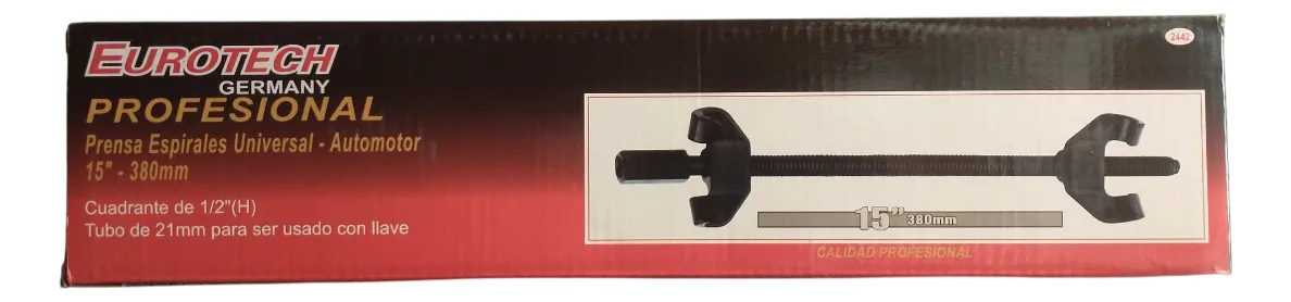  prensa espirales universal 38cm Eurotech