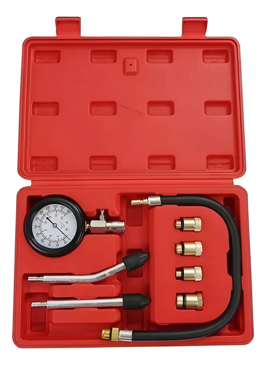 Compresometro Nafta Profesional C/acoples 8pzs Eurotech