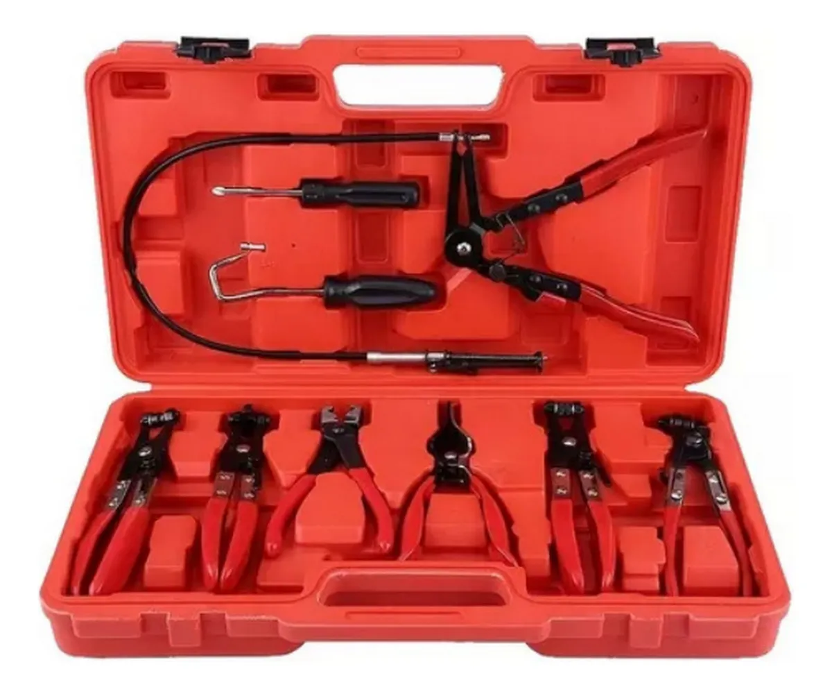Kit Pinzas Abrazaderas Auto. Prof. 9pcs Eurotech