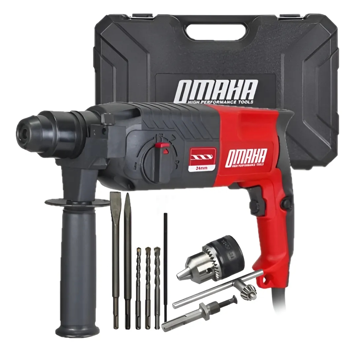 Rotomartillo Omaha 800w sds plus + accesorios 