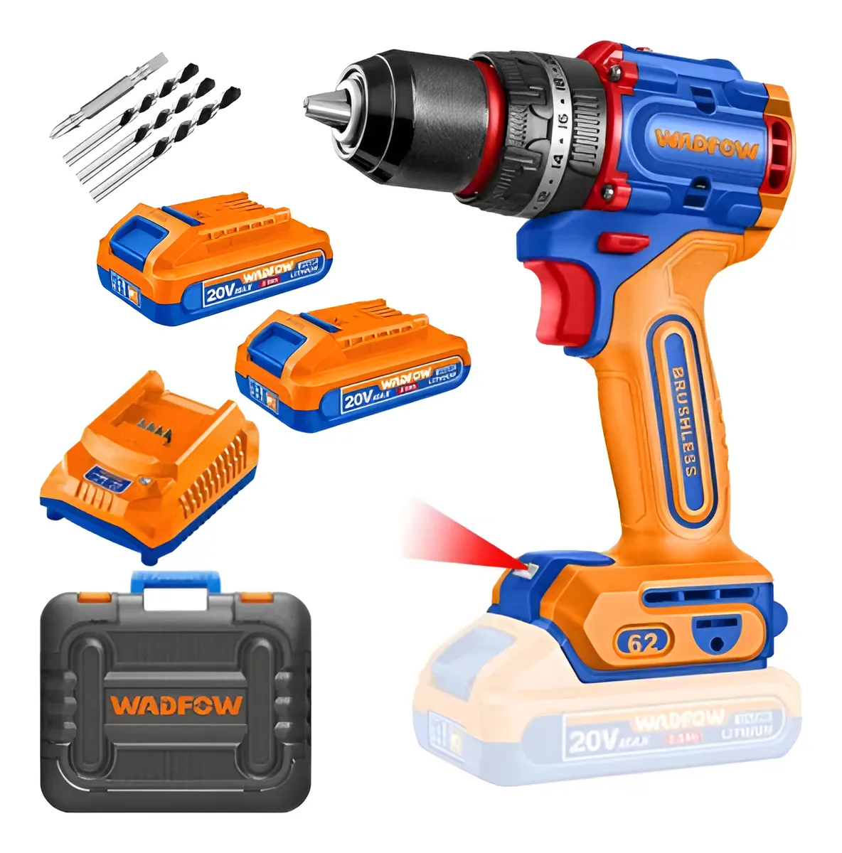 Taladro Percutor Atornillador Wadfow